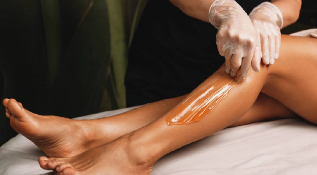 Leg waxing