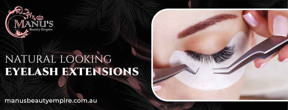 natural-looking eyelash extensions