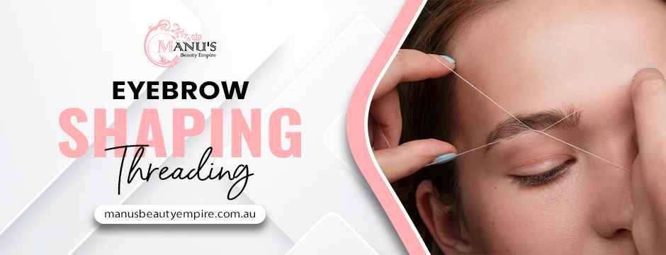 eyebrow shaping threading