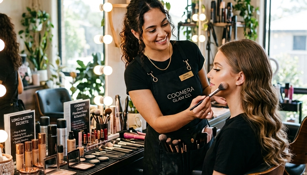 How a Hair and Makeup Artist in Coomera Creates Long-Lasting Glam Looks?